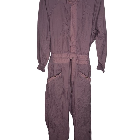 Alicia Keys x Athleta Utility Windbreaker Style Jumpsuit in Purple Size 12 - Picture 3 of 5